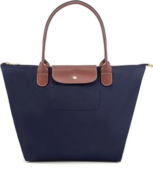 Tote Bag for Women Foldable Shoulder Bag Nylon Weekend Hobo Handbag